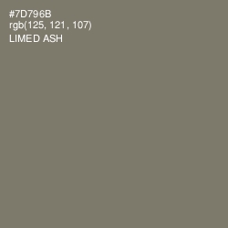 #7D796B - Limed Ash Color Image